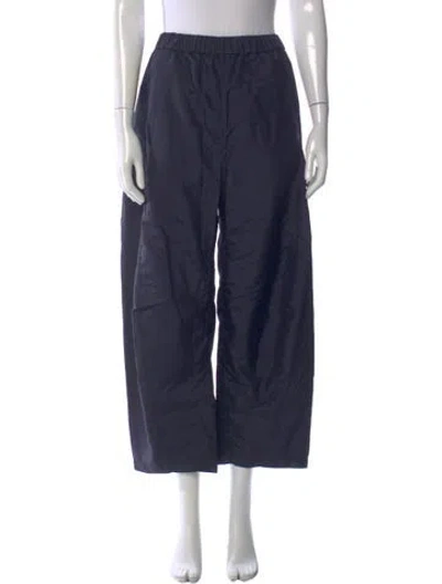 Pre-owned Tibi Wide Leg Pants In Blue