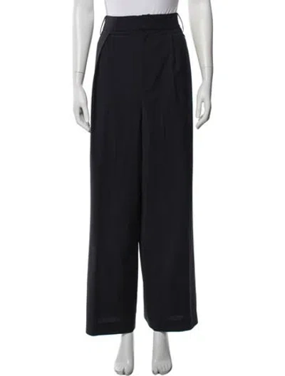 Pre-owned Tibi Wide Leg Pants In Blue