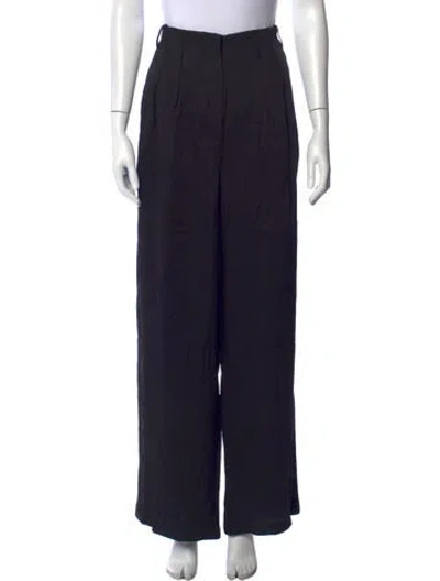Pre-owned Tibi Wide Leg Pants In Blue