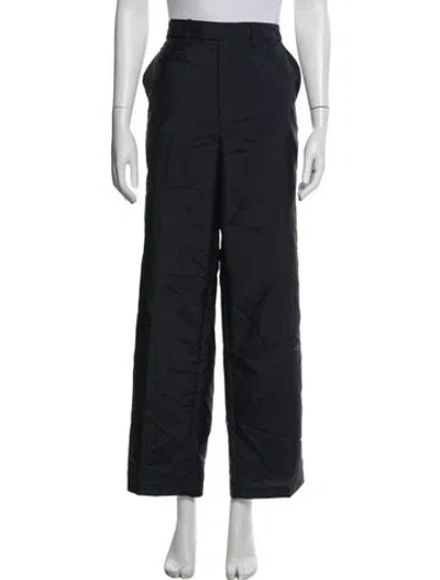 Pre-owned Tibi Wide Leg Pants In Blue