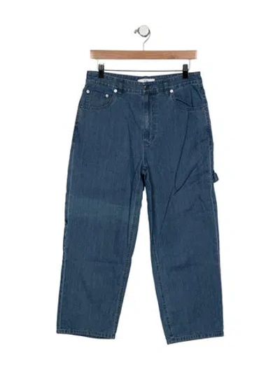 Pre-owned Tibi Wide Leg Pants In Blue