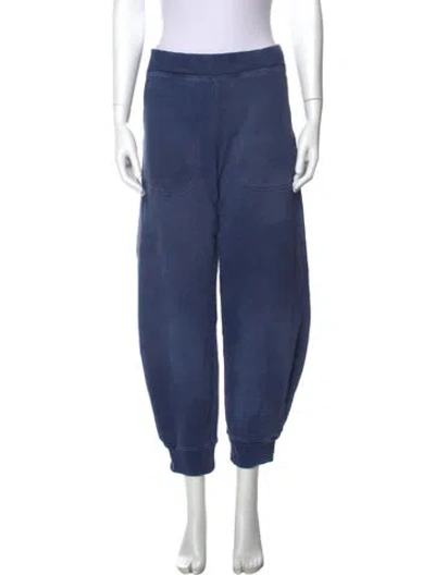 Pre-owned Tibi Wide Leg Pants In Blue