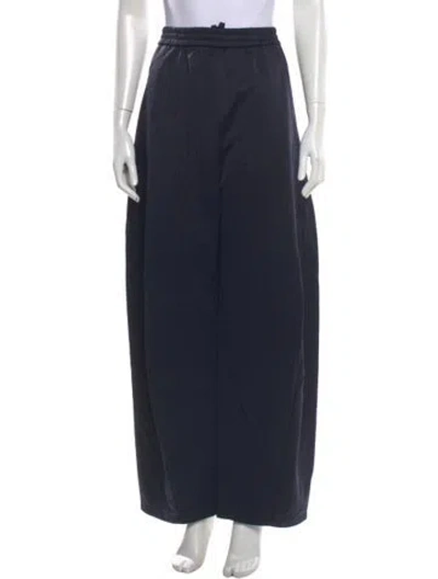 Pre-owned Tibi Wide Leg Pants In Blue
