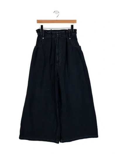 Pre-owned Tibi Wide Leg Pants In Blue