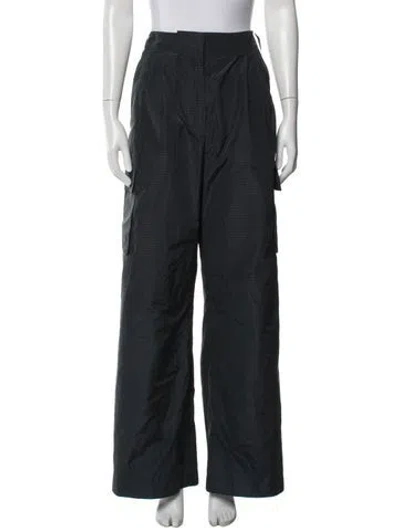 Pre-owned Tibi Wide Leg Pants In Blue
