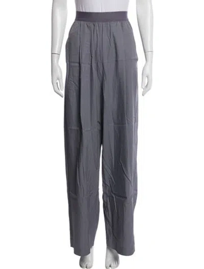 Pre-owned Tibi Wide Leg Pants In Blue