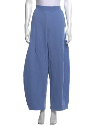 Pre-owned Tibi Wide Leg Pants In Blue