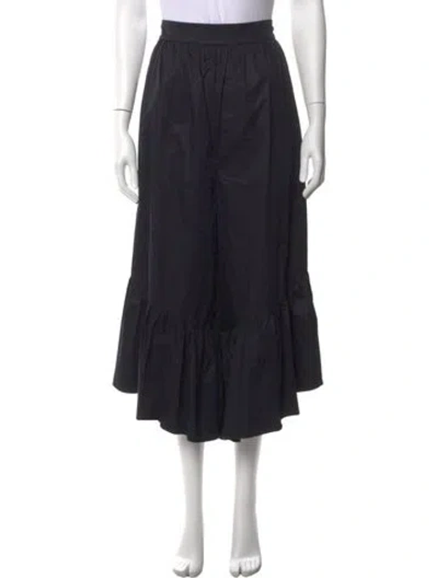 Pre-owned Tibi Wide Leg Pants In Blue