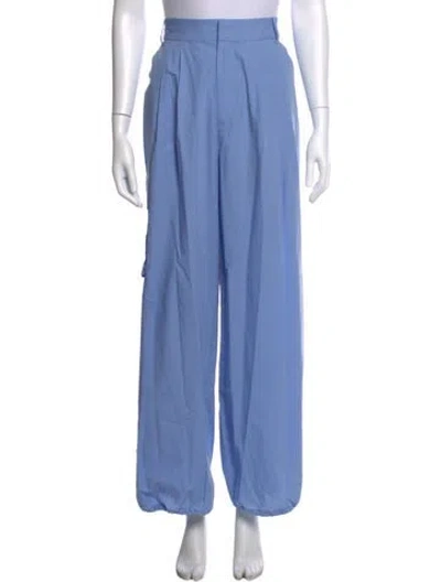 Pre-owned Tibi Wide Leg Pants In Blue
