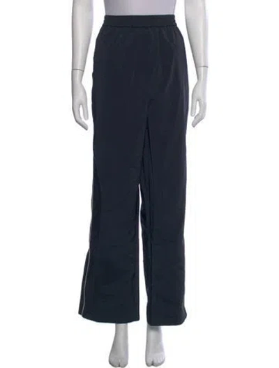 Pre-owned Tibi Wide Leg Pants In Blue