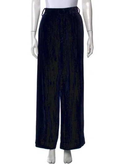 Pre-owned Tibi Wide Leg Pants In Blue