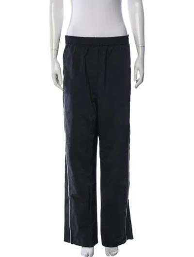 Pre-owned Tibi Wide Leg Pants In Blue