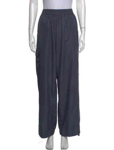 Pre-owned Tibi Wide Leg Pants In Blue