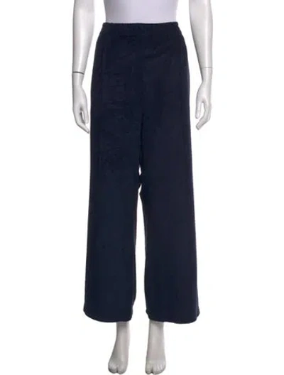 Pre-owned Tibi Wide Leg Pants In Blue