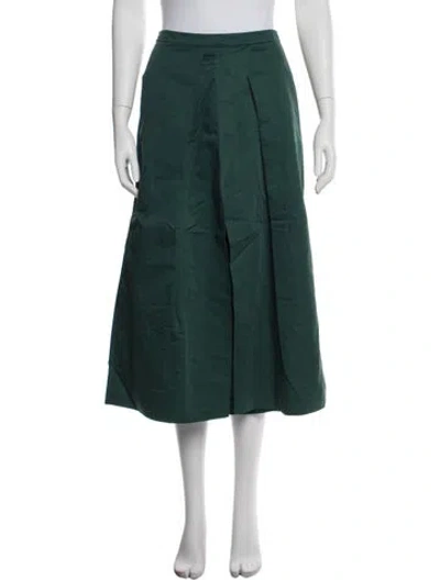Pre-owned Tibi Wide Leg Pants In Blue