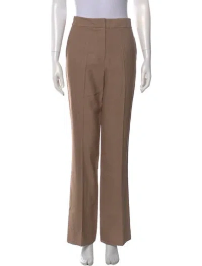 Pre-owned Tibi Wide Leg Pants In Brown