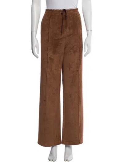 Pre-owned Tibi Wide Leg Pants In Brown