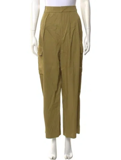 Pre-owned Tibi Wide Leg Pants In Brown