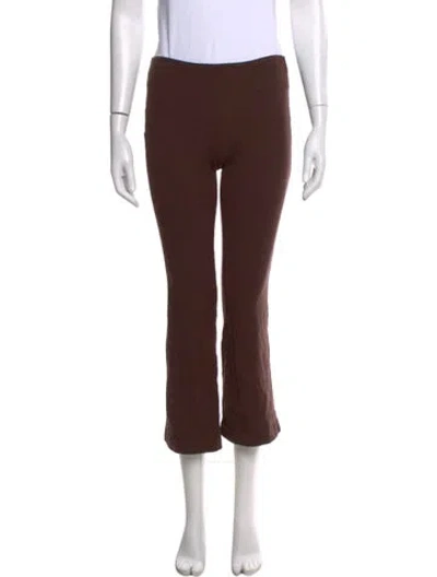 Pre-owned Tibi Wide Leg Pants In Brown