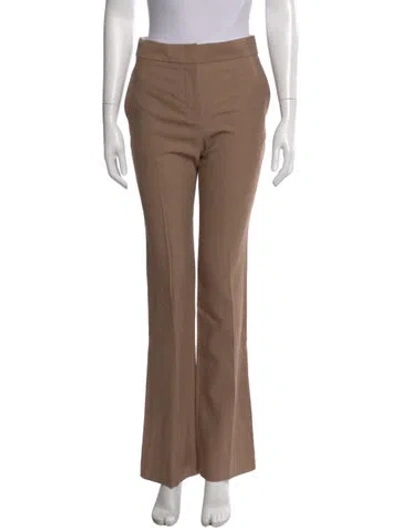 Pre-owned Tibi Wide Leg Pants In Brown
