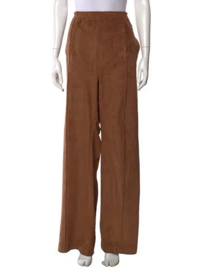 Pre-owned Tibi Wide Leg Pants In Brown