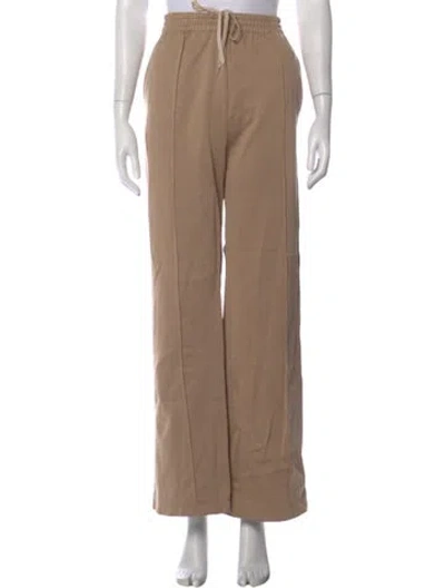 Pre-owned Tibi Wide Leg Pants In Brown