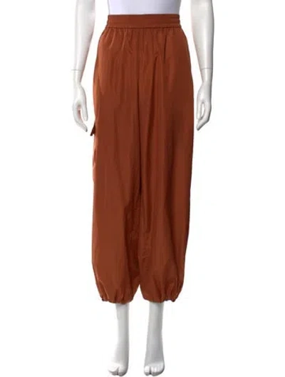 Pre-owned Tibi Wide Leg Pants In Brown