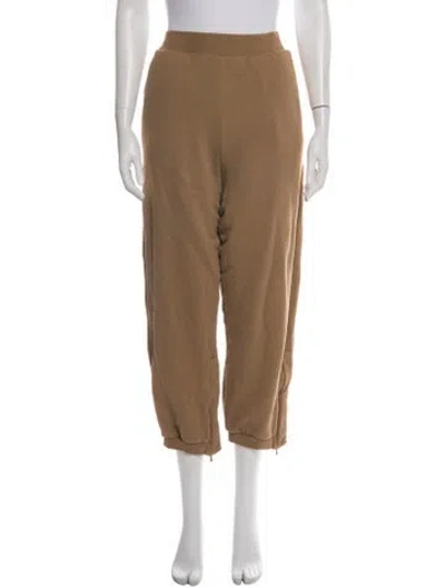 Pre-owned Tibi Wide Leg Pants In Brown
