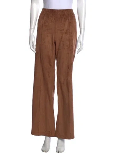 Pre-owned Tibi Wide Leg Pants In Brown