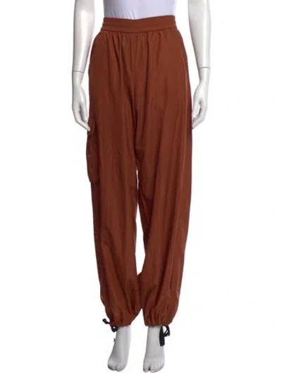 Pre-owned Tibi Wide Leg Pants In Brown