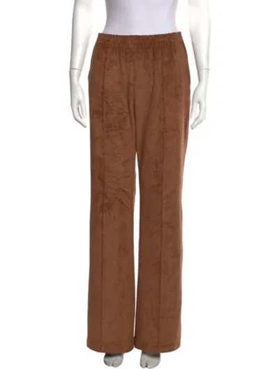 Pre-owned Tibi Wide Leg Pants In Brown