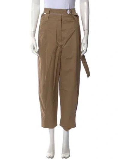 Pre-owned Tibi Wide Leg Pants In Brown