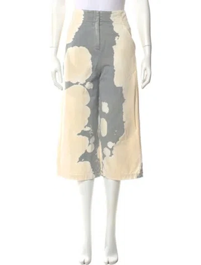 Pre-owned Tibi Wide Leg Pants In Gray