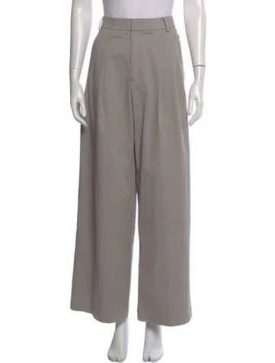 Pre-owned Tibi Wide Leg Pants In Gray