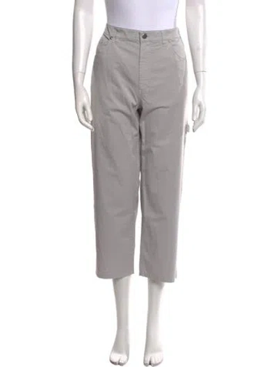 Pre-owned Tibi Wide Leg Pants In Gray