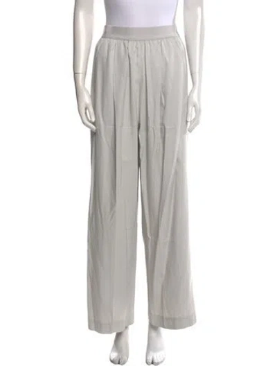 Pre-owned Tibi Wide Leg Pants In Gray