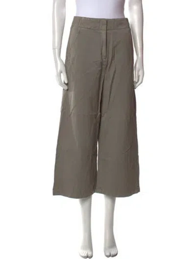 Pre-owned Tibi Wide Leg Pants In Gray