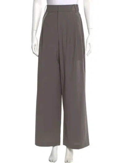 Pre-owned Tibi Wide Leg Pants In Gray