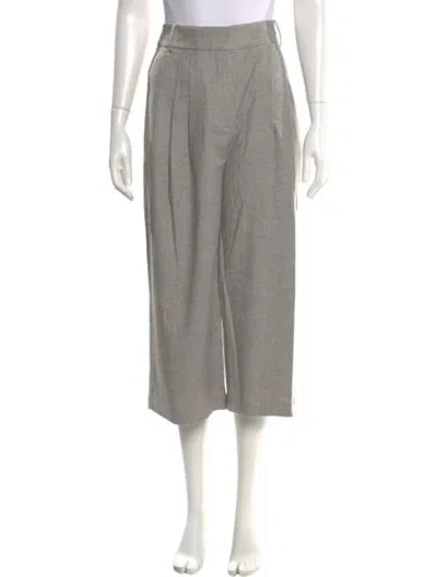 Pre-owned Tibi Wide Leg Pants In Gray