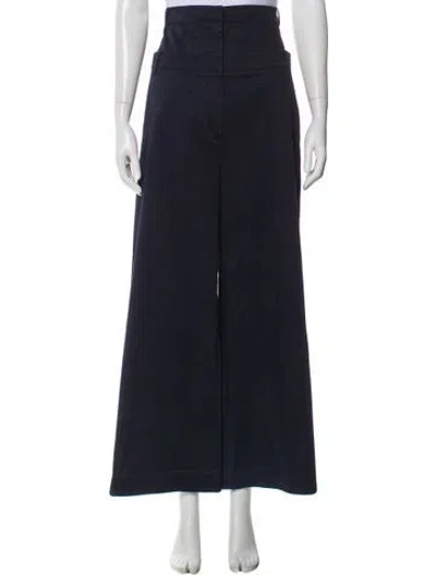 Pre-owned Tibi Wide Leg Pants In Gray