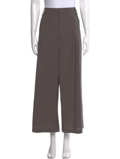 Pre-owned Tibi Wide Leg Pants In Gray