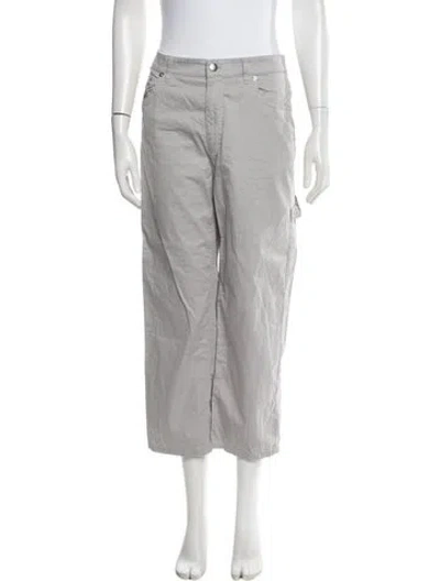 Pre-owned Tibi Wide Leg Pants In Gray