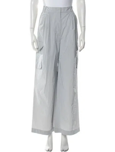 Pre-owned Tibi Wide Leg Pants In Gray