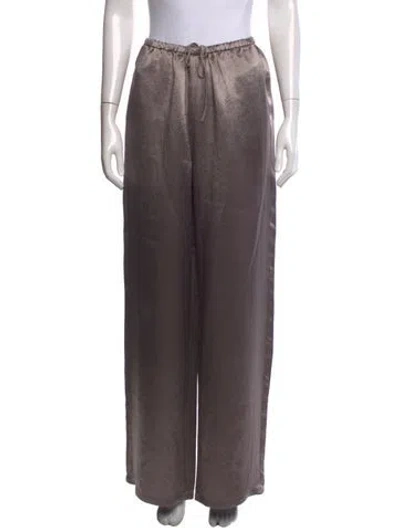 Pre-owned Tibi Wide Leg Pants In Gray