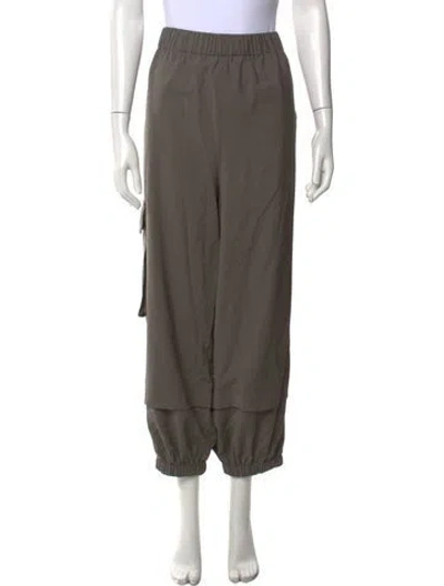 Pre-owned Tibi Wide Leg Pants In Gray