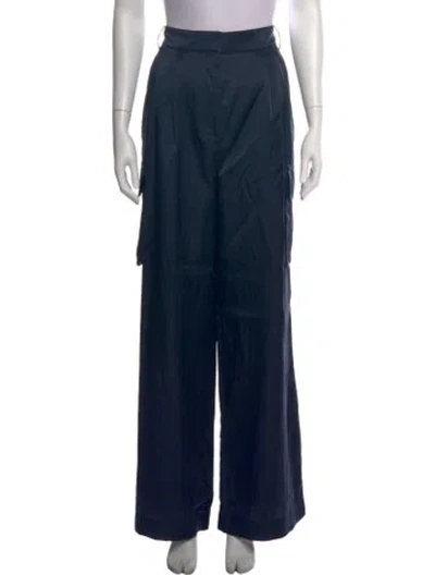 Pre-owned Tibi Wide Leg Pants In Gray
