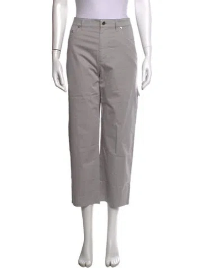 Pre-owned Tibi Wide Leg Pants In Gray