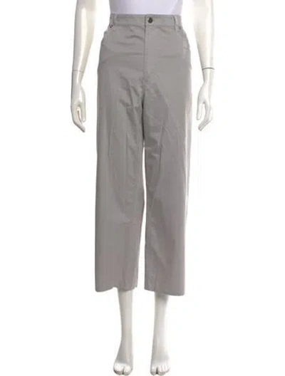 Pre-owned Tibi Wide Leg Pants In Gray