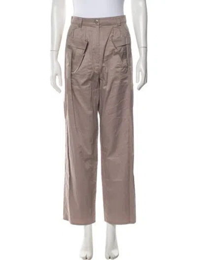 Pre-owned Tibi Wide Leg Pants In Gray