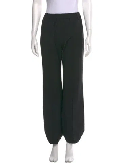 Pre-owned Tibi Wide Leg Pants In Green